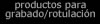 productos para GRABADO y ROTULACIÓN de INOX