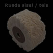 Rueda sisal / tela M14